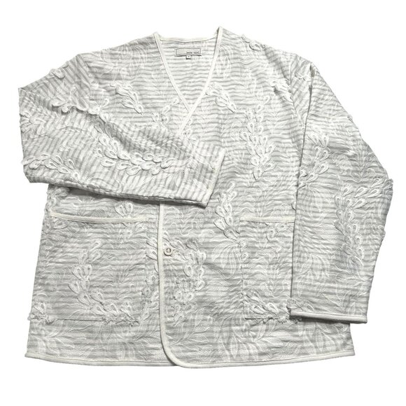 Kith & Kin Feathered Embroidery Reid Gi in Kyanite - Picture 2 of 5